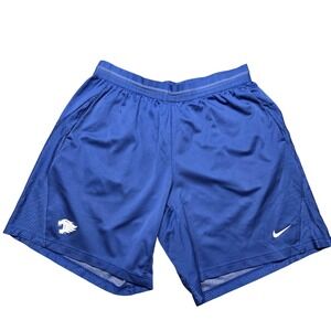 Nike Dri-FIT Kentucky Basketball Shorts Mens 3XL Blue Athletic Swoosh Logo NCAA